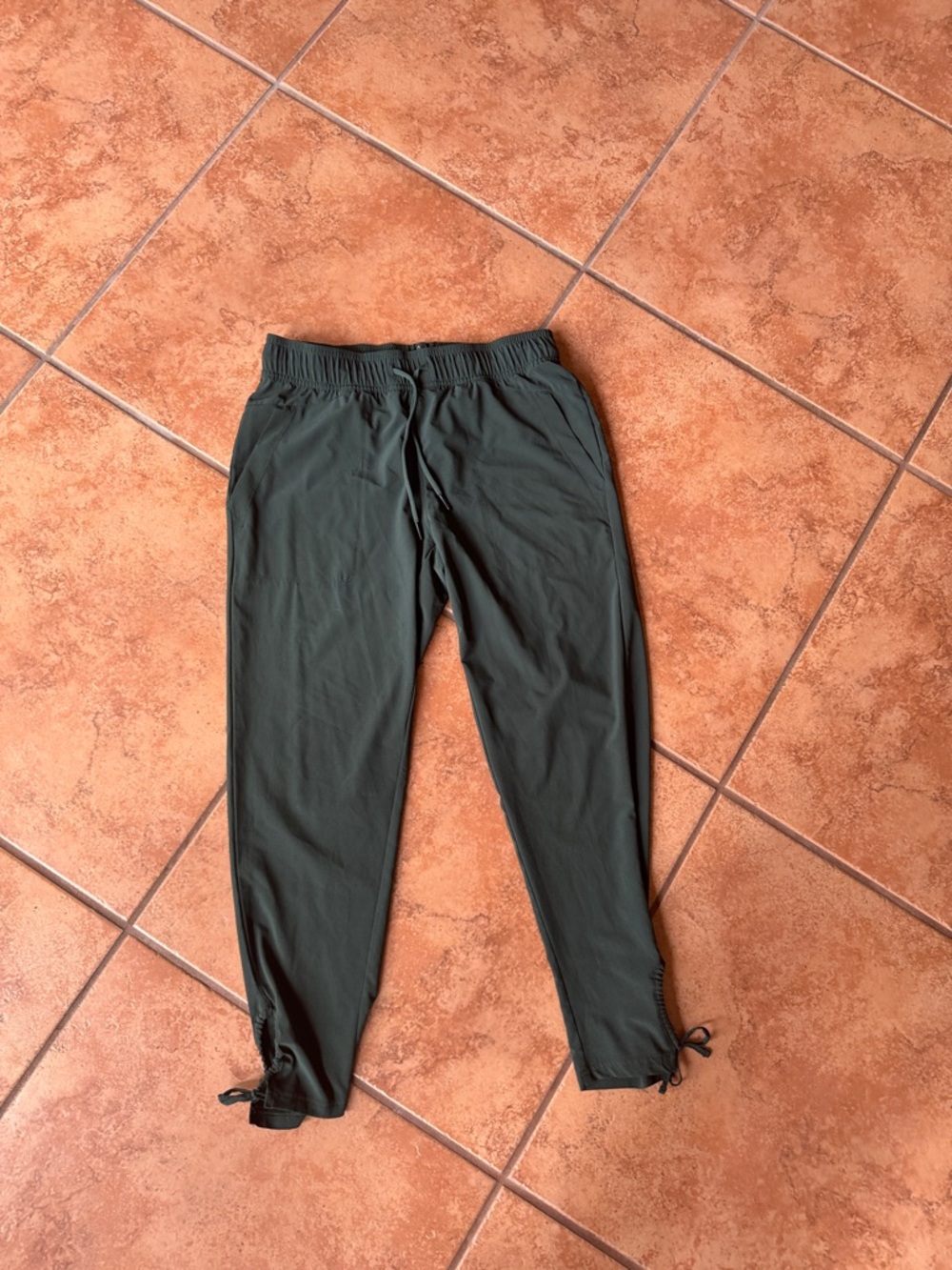 Prana Olive Green Women's Drawstring Joggers